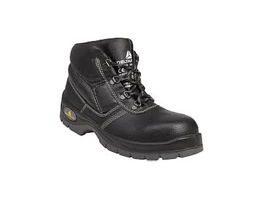 CHAUSSURE HAUTE CUIR CROUPON PIGMENT MESH POLYAMIDE SEMELLE PU BI-DENSIT COLORIS NOIR TAILLE 37 PAIRE